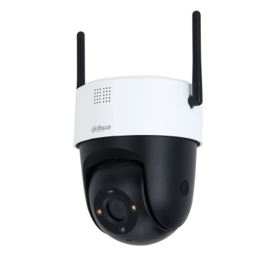 CAMARA PT DE RED DE 5MP/ DETECCION HUMANA/AUDIO BIDIRECCIONAL/ WI-FI/ ALARMA DE LUZ Y SONIDO/ IP66/ CABLE DE TRAMPA, INTRUSION.