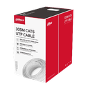 [DH-PFM920I-6UN-CN] DAHUA DH-PFM920I-6UN-CN - BOBINA DE CABLE DAHUA / UTP 100% COBRE / CAT. 6 / COLOR BLANCO / INTERIOR / 305 METROS 1000 PIES / IDEAL PARA REDES & VIDEO. #TecnologíaEnRedes #SolucionesDahua #VideovigilanciaAvanzada #InnovaciónEnSeguridad