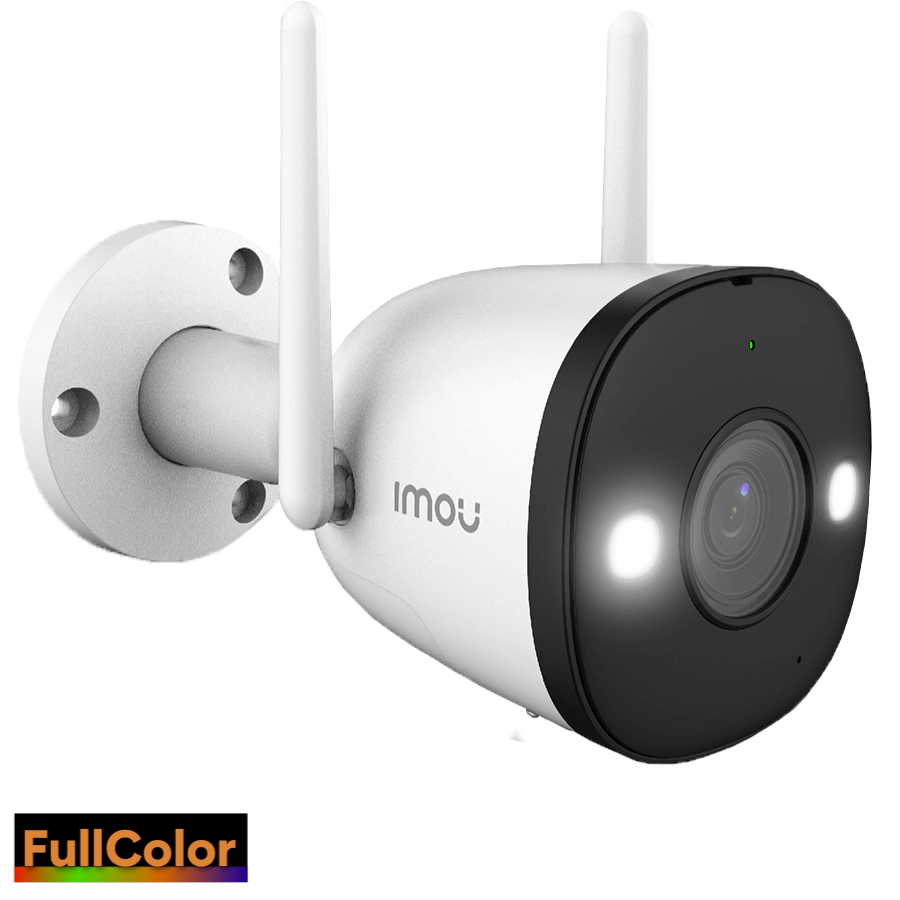 CÁMARA IMOU IP BULLET DE 2MP. WIFI CON LENTE FIJO DE 2.8MM/ FULL COLOR/ DETECCION HUMANA/ MICROFONO INCORPORADO/ NOTIFICACION DE ALARMA Y GRADO DE PROTECCION IP67.