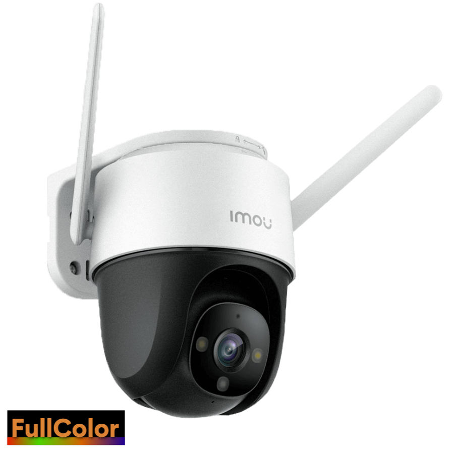 CÁMARA IMOU CRUISER IP. PT WIFI DE 4 MP. FULL COLOR/ AUDIO 2 VÍAS/ 30 METROS DE VISIÓN NOCTURNA/ LENTE DE 3.6mm/ SIRENA & LUZ BLANCA/ H.265/ DETECCIÓN DE HUMANOS/ AUTO TRACKING/ RANURA MICRO SD/ ONVIF. USO INT./EXTERIOR.