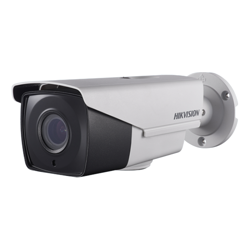 CAMARA BULLET HIKVISION | 5 MP HIGH-PERFORMANCE CMOS | 2.8 MM TO 12 MM MOTORIZED VARI-FOCAL LENS |  EXIR 2.0, SMART IR, UP TO 40 M IR DISTANCE | OSD MENU, DNR,