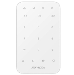 [DS-PK1-E-WB] TECLADO INALÁMBRICO PARA ARMADO Y DESARMADO AX-PRO HIKVISION. FUNCIONES DE AUTOMATIZACIÓN PARA CONTROL DE RELEVADORES #Hikvision #AxPro #Seguridad #Alarmas