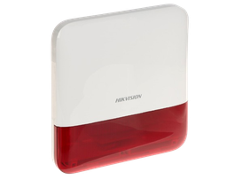 [DS-PS1-E-WB] HIKVISION DS-PS1-E-WB - SIRENA INALÁMBRICA CON ESTROBO ROJO PARA EXTERIOR IP65 / 110 DB.  #HikvisionDSPS1EWB #SirenaInalámbrica #SeguridadPerimetral #AlarmaExterna #TecnologíaHikvision #ProtecciónAvanzada