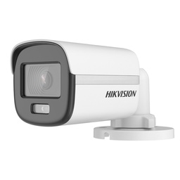 [DS-2CE10DF0T-F] CAMARA BALA TURBO HD 2 MP/ IMAGEN A COLOR 24/7 / LENTE 2.8 MM / METAL / LUZ BLANCA 20 MTS / EXTERIOR IP67 / TVI-AHD-CVI-CVBS / DWDR.