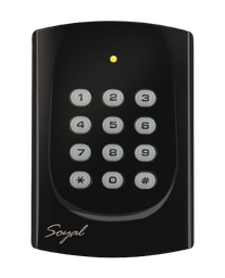 [AR-721-HBR-1N21-COLOR-NEGRO] LECTORA SOYAL DE COLOR NEGRO. CONTROLADOR DE PROXIMIDAD CON TECLADO. FRECUENCIA DE 125KHZ. INTERFACE RS485. / 1.024 USUARIOS 1.200 EVENTOS EN MEMORIA. STAND ALONE ALCANCE HASTA 15 CM.