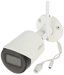 [DH-IPC-HFW1430DS-SAW] CÁMARA IP BULLET WIFI DE 4 MP/ LENTE DE 2.8MM/ 90 GRADOS DE APERTURA/ H.265+/ IR DE 30 METROS/ MICRÓFONO INTEGRADO/ RANURA PARA MICROSD/ METÁLICA/ IP67/ DWDR/