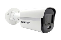 [DS-2CE10DF0T-FS] [DS-2CE10DF0T-FS] BALA TURBOHD 2 MEGAPIXEL (1080P) / IMAGEN A COLOR 24/7 / LENTE 2.8 MM / LUZ BLANCA 20 MTS / EXTERIOR IP67 / WDR 130 DB / MICRÓFONO INTEGRADO