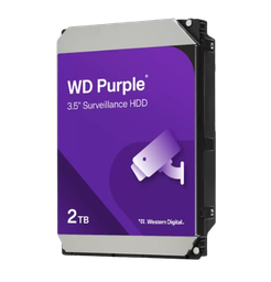 [WD23PURZ] DISCO DURO DE 2TB PARA VIDEO VIGILANCIA. WESTERN DIGITAL PURPLE SURVEILLANCE HARD DRIVE 5400RPM 3.5" 64MB.