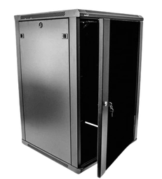 [MGM-GAB-18U] GABINETE DE SEGURIDAD DE 18U. DE MARCA MGM 600*600*900MM PARA SERVIDORES Y REDES CON APERTURA LATERALES Y OPCIÓN A CERRADURA.