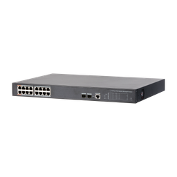 [DH-PFS4218-16GT-190] SWITCH POE ADMINISTRABLE POE. CAPA 2 DE 16 PUERTOS GIGABIT 2 PUERTPO HASTA 60W.