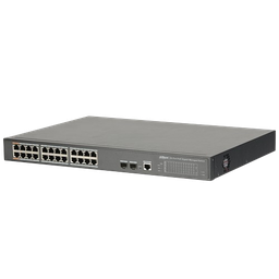 [DH-PFS4226-24GT-240] SWITCH DE 24 PUERTOS POE DAHUA GIGABIT/ ADMINISTRABLE CAPA 2/ 240W TOTALES/ POE HI-POE/ 2 PUERTOS SFP 100/1000 BASE-X/ CAPACIDAD DE SWITCHING 52 GB/S// ESPECIALMENTE PARA PROYECTOS. #SMBMonitoreo