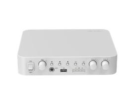 [DS-QAE0A60G1-VB] AMPLIFICADOR ANÁLOGO DE 2 CANALES CON 60Wts. HIKVISION DE POTENCIA BLUETOOTH / IN-OUT RCA, USB ENTRADA PARA UN MICRÓFONO 24VCD #Hikvision #Audio #Ambiental #Lonuevo