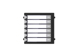 [DS-KD-KK] MODULO DE BOTONES PARA VIDEO PORTERO MODULAR HIKVISION. LLAMADA DE UN SOLO TOQUE/ SOPORTA HASTA 6 MONITORES O PANTALLAS PRINCIPALES.