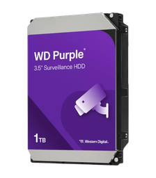 [WD11PURZ] DISCO DURO DE 1TB PARA VIDEO VIGILANCIA. WESTERN DIGITAL PURPLE SURVEILLANCE HARD DRIVE 5400RPM 3.5"