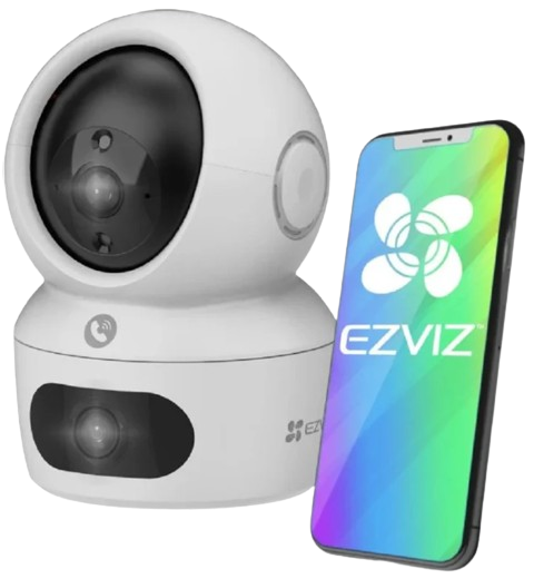 [CS-H7C] EZVIZ CS-H7C - CÁMARA MINI PT. WIFI DOBLE LENTE CON ROTACIÓN HORIZONTAL Y VERTICAL. RESOLUCIÓN (2K) 4MP. EZVIZ. AUDIO BIDIRECCIONAL CON DETECCIÓN HUMANA VISIÓN A COLORES / USO INTERIOR. #EZVIZ #CámaraWiFi #SeguridadInteligente #TecnologíaAvanzada