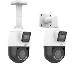 [UN-IPC9312LFW-AF28-2X] UNIVIEW UN-IPC9312LFW-AF28-2X - CÁMARA IP. PTZ DUAL UNIVIEW / 4X ZOOM / 2.8 - 12 mm / IR 50Mts / 10 Mts LUZ CÁLIDA / EXTERIOR LIGHTHUNTER / WDR120DB / 12VCD POE AT / DOBLE MICRÓFONO Y ALTAVOZ EMBEBIDOS / ANALÍTICA SIP / SOPORTA MICRO SD HASTA 256 GB / INCLUYE BRAZO A PARED / IP66 (SERIE EASY). #Uniview #Seguridad #Proyectos