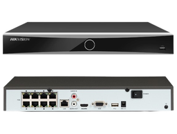 [DS-7608NXI-K18P] NVR DE 8 CANALES IP. POE  HIK.. CON RESOLUCIÓN DE 12MP. (4K) / 8 CANALES IP. / 8 PUERTOS POE+ RECONOCIMIENTO FACIAL ACUSENSE (EVITA FALSAS ALARMAS) Y 1 BAHÍAS DE DISCO DURO / HDMI EN 4K. HIKVISION. #Hikvision #Proyectos #Seguridad #LoTop