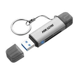 [HS-HUB-CR01-HIKSEMI] HIKSEMI HS-HUB-CR01-HIKSEMI - LECTOR DE TARJETA 2 EN 1 / CONECTOR DUAL USB-A Y USB-C / SOPORTA SD Y MICRO SD USB 3.0 / VELOCIDAD RÁPIDA DE 5GBPS. #HIKSEMI #HubControlador #HSHUBCR01 #AlmacenamientoSeguridad #HIKVISIONCompatible