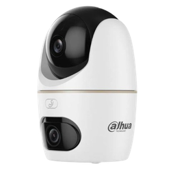 [DH-IPC-H3DP-3F-0360B] CAMARA PARA INTERIOR DAHUA DOBLE LENTE 3+3MPX / DETECCION DE MASCOTAS / ALARMA DE SONIDO Y LUCES / MICROSD / LLAMADA PROACTIVA CON UN SOLO CLIC / BLUETOOTH / DETECCION HUMANA IA Y SEGUIMIENTO AUTOMATICO