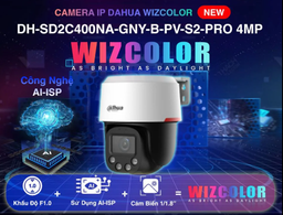 [DH-SD2C400NA-B-PV-0400-S2-PRO] DAHUA DH-SD2C400NA-B-PV-0400-S2-PRO - CÁMARA IP. PT DE 4MP. OFRECE VISIÓN WIZ COLOR / SMD 3.0 / PROTECCIÓN PERIMETRAL / AUDIO BIDIRECCIONAL / DETECCIÓN DE HUMANOS / RANURA MICROSD / IP66 Y POE.