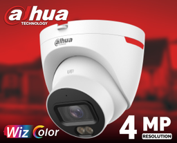 [DH-IPC-HDW2449T-S-PRO] DAHUA DH-IPC-HDW2449T-S-PRO - CÁMARA IP. DOMO DE 4 MP. OFRECE TECNOLOGÍA WIZ COLOR Y WIZ SENSE CON IA / SMD PLUS / LENTE DE 2.8 MM / MICRÓFONO INTEGRADO / IR DE 30 MTS / WDR 120 DB / RANURA MICROSD / POE / PROTECCIÓN IP67. #Dahua #WizColor #WizSense #LoNuevo #Proyectos