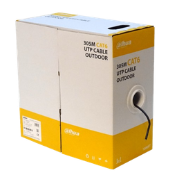 [DH-PFM920-6UN-CAJA-AMARILLA] 1 DAHUA DH-PFM920-6UN-CAJA-AMARILLA - CABLE DAHUA UTP PARA USO EXTERIOR COLOR NEGRO CAT6 RCP E/UL CMD DE 305 METROS