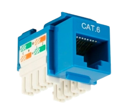 [MGM-JACK-CAT6-AZUL] CONECTOR TIPO JACK MODULAR / UTP / CAT. 6E / COLOR AZUL.#MGM #ConectorCAT6E #RedesDeAltaVelocidad #ConexiónEstable #SolucionesDeRed #RendimientoÓptimo