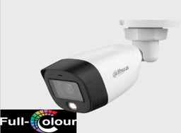 [DH-HAC-HFW1209CN-LED] CÁMARA ANÁLOGA BULLET DE 2MP. DAHUA. FULL COLOR CON LENTE DE 2.8 mm. 106° DE APERTURA HORIZONTAL/ LUZ BLANCA DE 20 Mts/ DWDR/ STARLIGHT/ IP67. SOPORTA CVI/AHD Y CVBS.