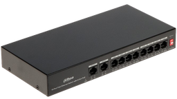 [DH-PFS3010-8ET-65] DAHUA DH-PFS3010-8ET-65 - SWITCH POE DAHUA DE 10 PUERTOS FAST ETHERNET/ 8 PUERTOS POE / 2 PUERTOS UPLINK 65 WATTS TOTALES / SOPORTE POE WATCHDOG/ SWITCHING 2.0 Gbps. CON PROTECCIÓN DE DESCARGAS. #Dahua #SwitchPoE #DHPFS30108ET65 #Redes #Seguridad #CámarasIP #Tecnología #Vigilancia #Conectividad #SolucionesDeRed