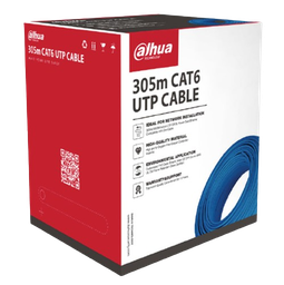 [DH-PFM920I-6UN-C-AZUL] BOBINA O CAJA DE CABLE UTP CAT.6 100% COBRE / 305 METROS / COLOR AZUL. IDEAL PARA INSTALACIONES EN INTERIORES / OFRECE ALTA VELOCIDAD Y RENDIMIENTo CONFIABLE EN REDES Y VIDEO, ASEGURANDO CONEXIONES ESTABLES Y DURADERAS.  #DahuaDHPM920I6UNCAzul #SolucionesDahua #TecnologíaEnSeguridad #ConectividadAvanzada #InnovaciónDahua